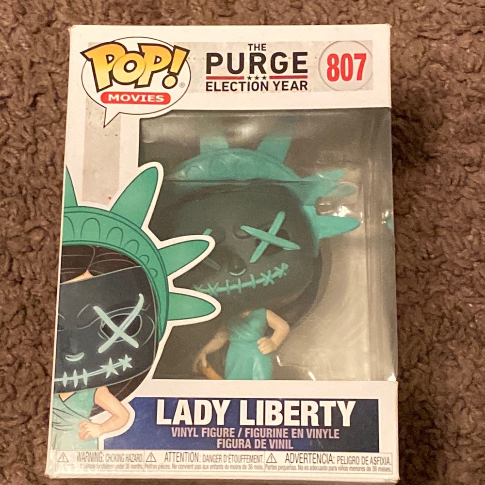 The purge election year funko pop Lady Liberty